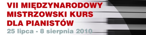 VII Międrzynarodowy Mistrzowski Kurs dla Pianist&oacute;w - Krak&oacute;w 2010