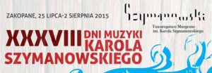 XXXVIII Dni Muzyki Karola Szymanowskiego