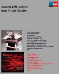 Nowości w katalogu EMI Classics i Virgin Classics - październik 2012