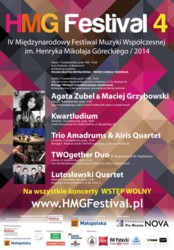 Międzynarodowy Festiwal Muzyki Współczesnej im. Henryka Mikołaja Góreckiego 2014