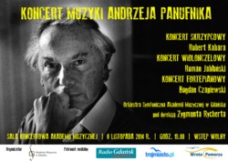 Koncert muzyki Andrzeja Panufnika w Akademii Muzycznej w Gdańsku
