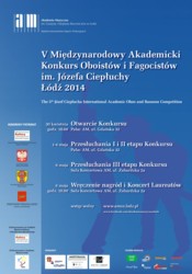 Konkurs Oboistów i Fagocistów w Łodzi