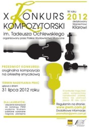X Konkurs Kompozytorski im. Tadeusza Ochlewskiego 2012