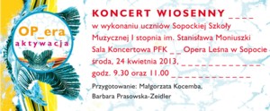 OP_era aktywacja - Koncert Wiosenny 
