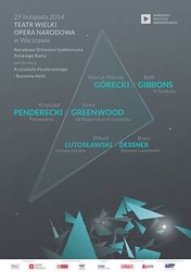 Penderecki - Greenwood, Lutosławski - Dessner, Górecki - Gibbons