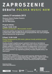 Debata "Polska Music Now"