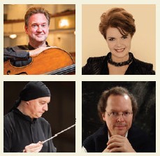 Steven Honigberg, Jadwiga Kotnowska, Marek Moś i Kenneth Slowik