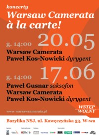 Warsaw Camerata à la carte!