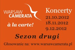 Trzeci koncert cyklu „Warsaw Camerata à la carte!”