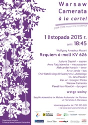 Warsaw Camerata à la carte!