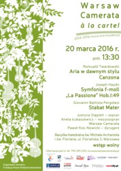 Warsaw Camerata a la carte!