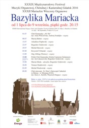 39. Festiwal Muzyki Organowej Gdańsk