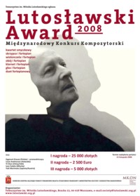 Lutoslawski Award 2008